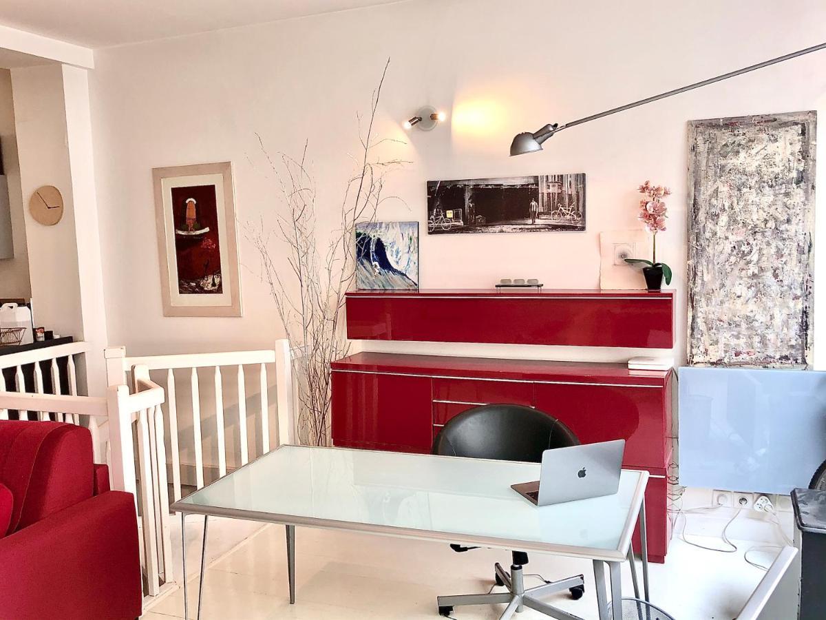 Modern Design Loft Apartment, Steps To Notre Dame ปารีส ภายนอก รูปภาพ